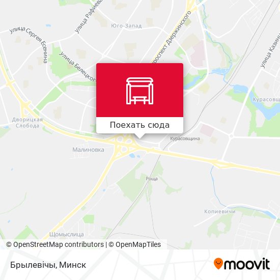 Карта Брылевічы