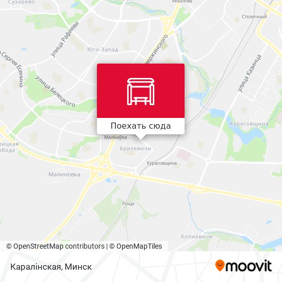 Карта Каралінская