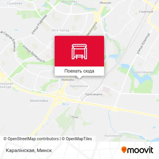 Карта Каралінская