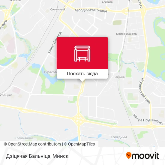 Карта Дзіцячая Бальніца