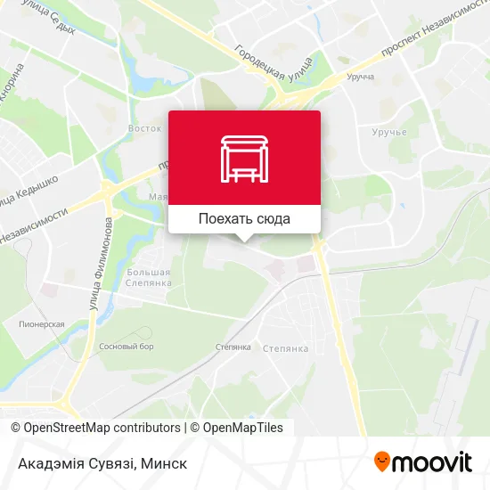 Карта Акадэмія Сувязі