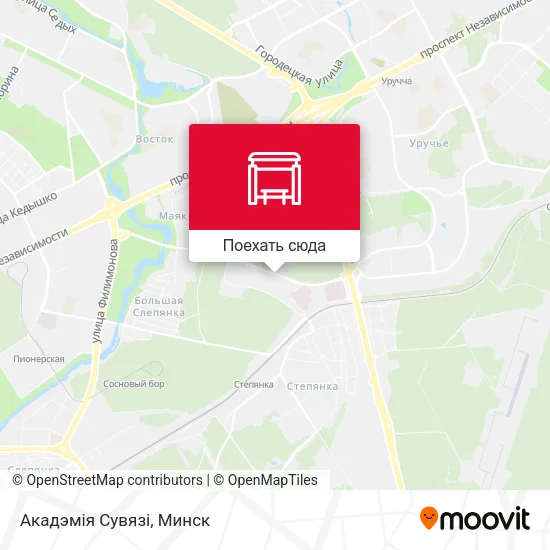 Карта Акадэмія Сувязі