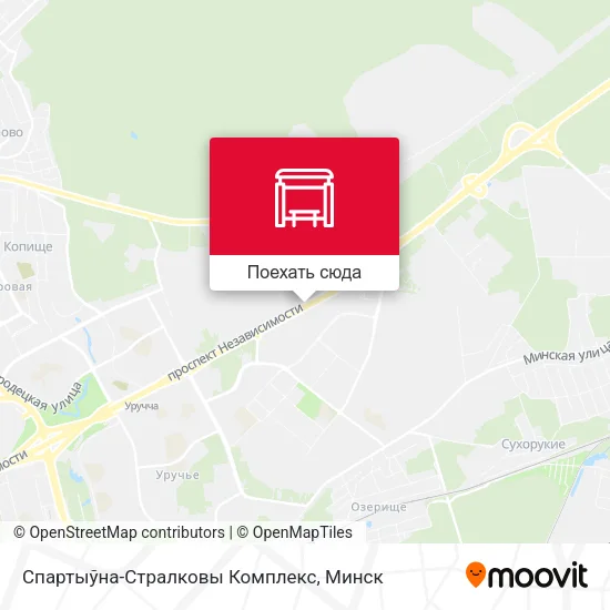 Карта Спартыўна-Стралковы Комплекс