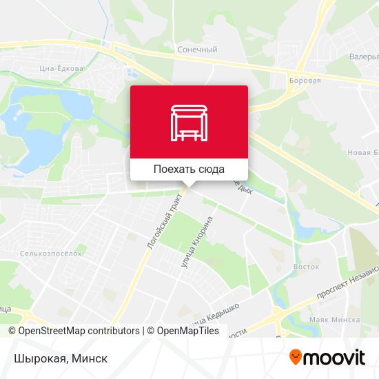 Карта Шырокая