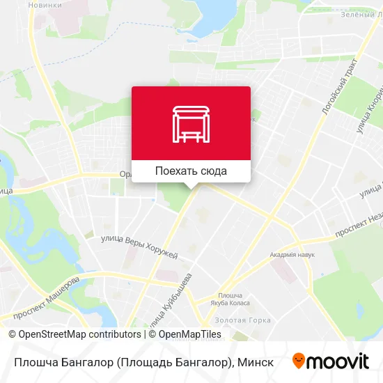 Карта Плошча Бангалор (Площадь Бангалор)