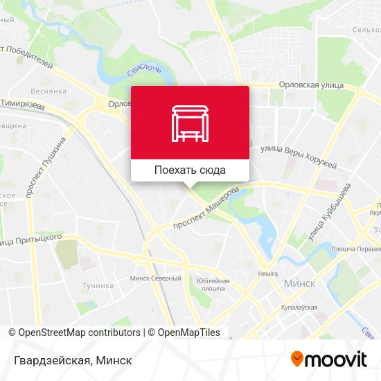 Карта Гвардзейская
