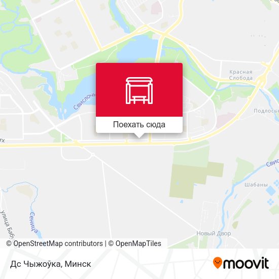Карта Дс Чыжоўка