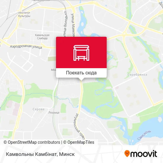 Карта Камвольны Камбінат