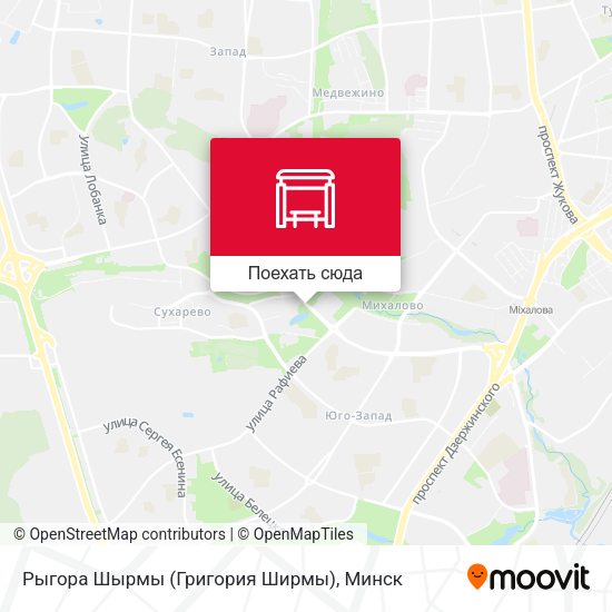 Карта Рыгора Шырмы (Григория Ширмы)