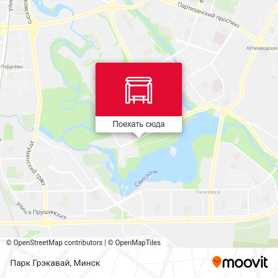 Карта Парк Грэкавай