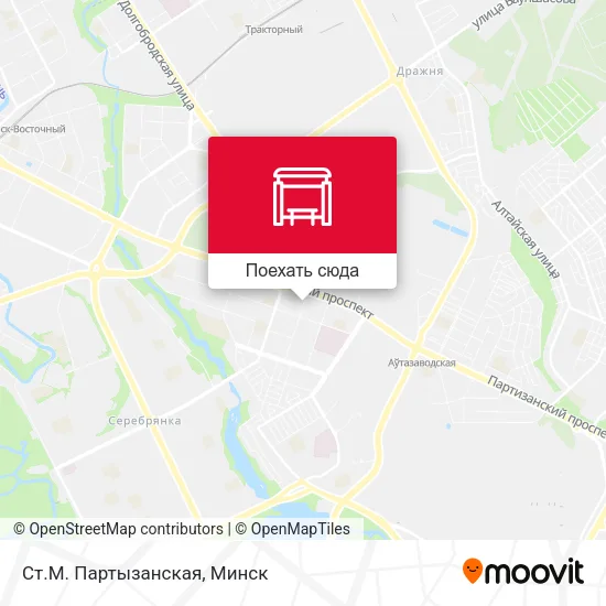 Карта Ст.М. Партызанская
