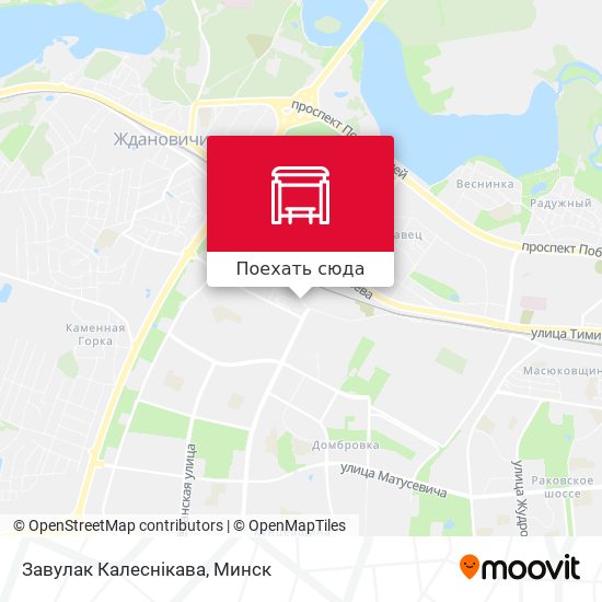 Карта Завулак Калеснікава