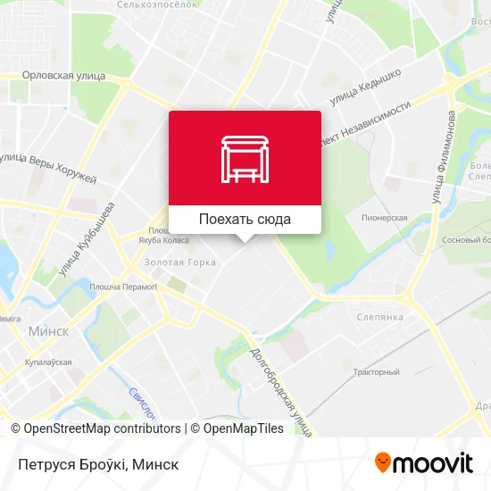 Карта Петруся Броўкі