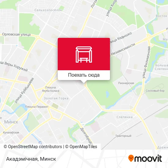 Карта Акадэмічная
