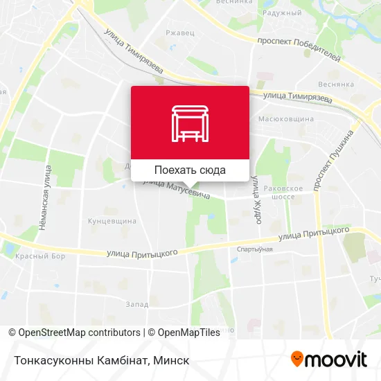 Карта Тонкасуконны Камбінат