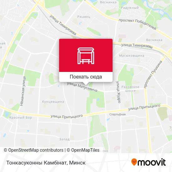 Карта Тонкасуконны Камбінат