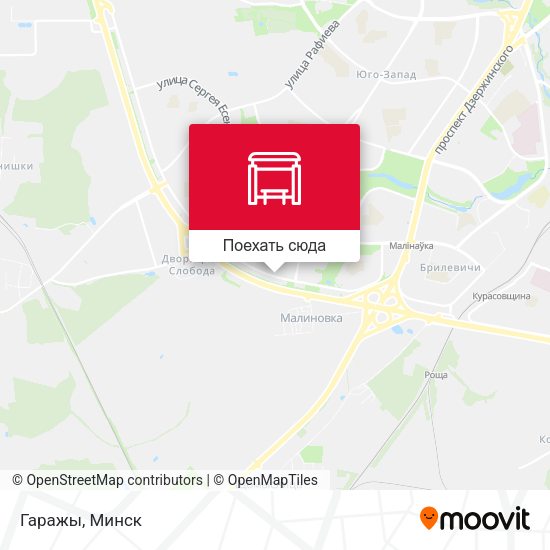 Карта Гаражы