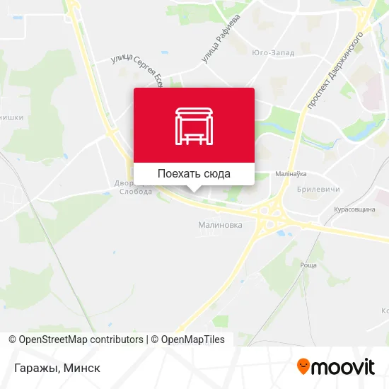 Карта Гаражы