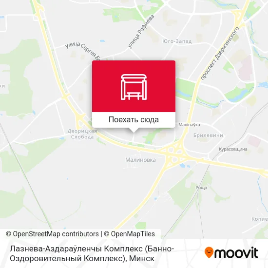 Карта Лазнева-Аздараўленчы Комплекс (Банно-Оздоровительный Комплекс)