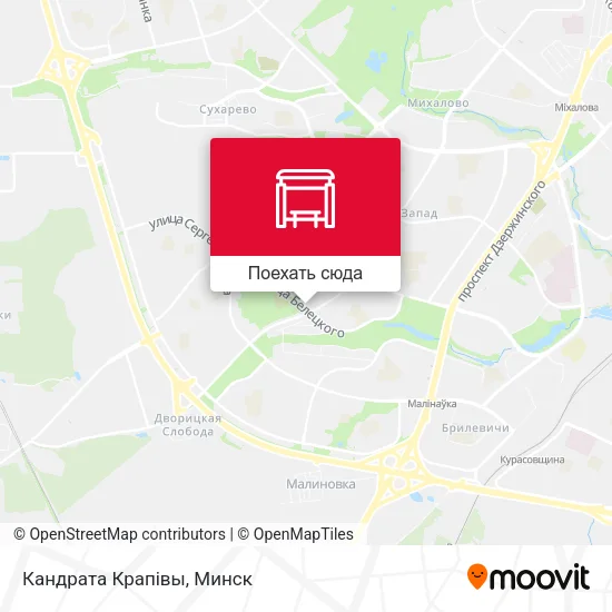 Карта Кандрата Крапівы
