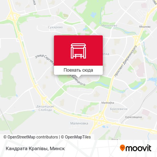 Карта Кандрата Крапівы
