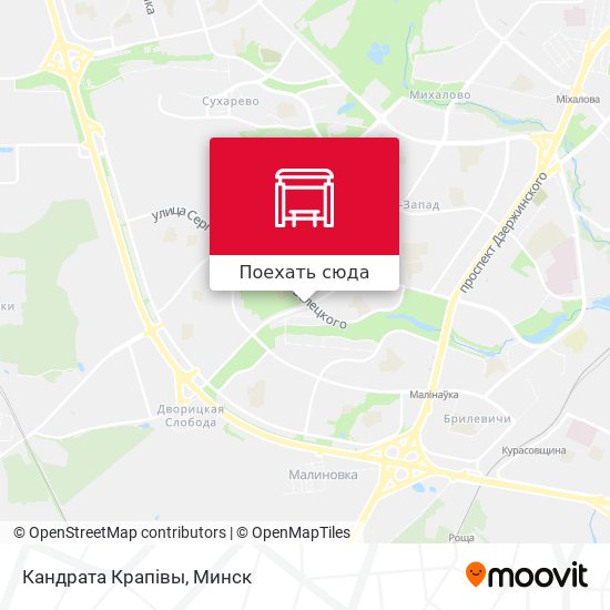 Карта Кандрата Крапівы
