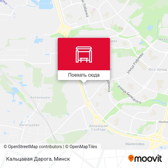Карта Кальцавая Дарога
