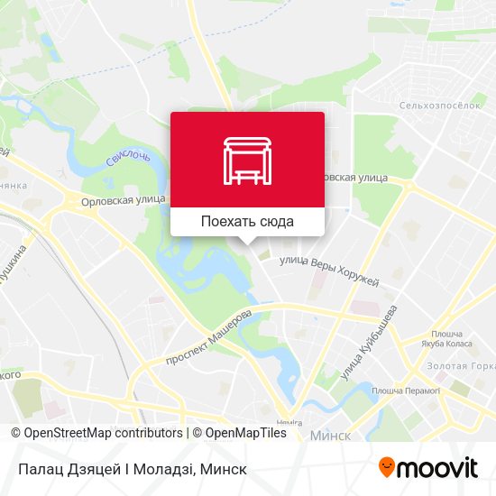 Карта Палац Дзяцей І Моладзі