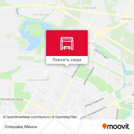 Карта Олешава