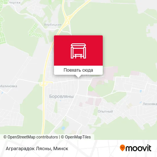 Карта Аграгарадок Лясны