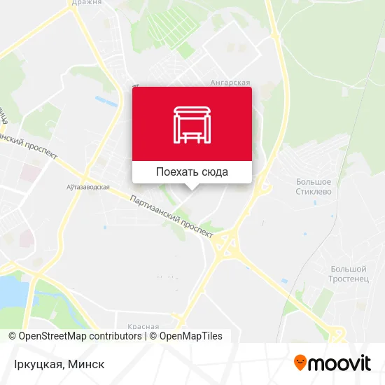 Карта Іркуцкая