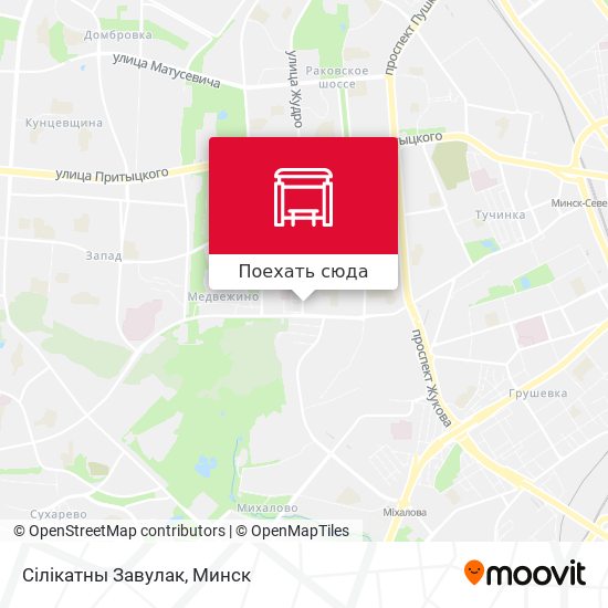 Карта Сілікатны Завулак