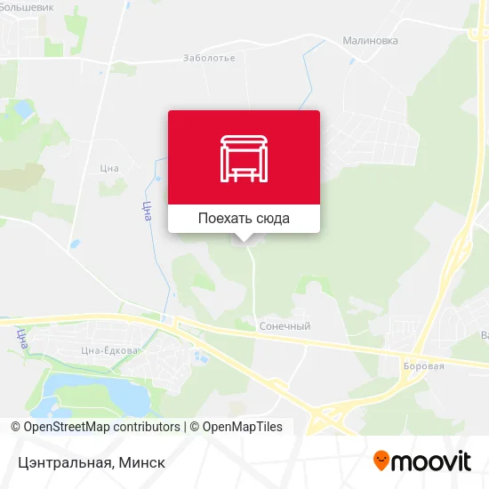 Карта Цэнтральная