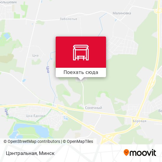 Карта Цэнтральная