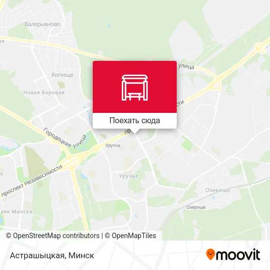 Карта Астрашыцкая