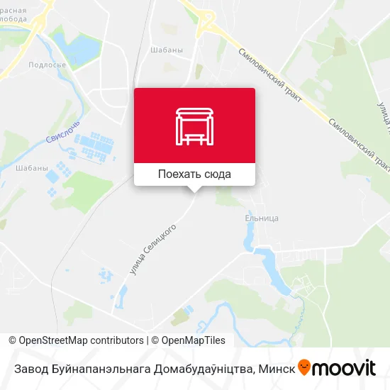 Карта Завод Буйнапанэльнага Домабудаўніцтва