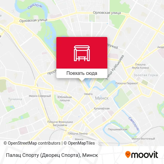 Карта Палац Спорту (Дворец Спорта)