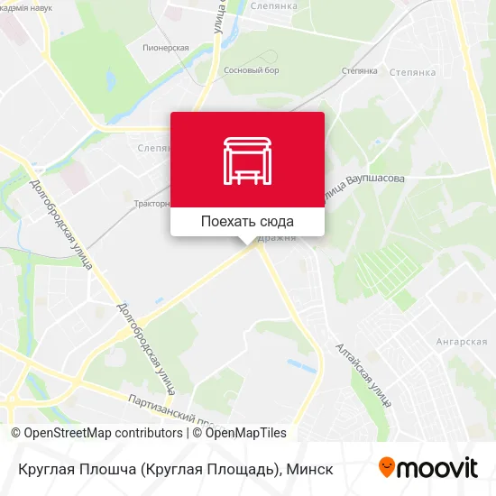 Карта Круглая Плошча (Круглая Площадь)