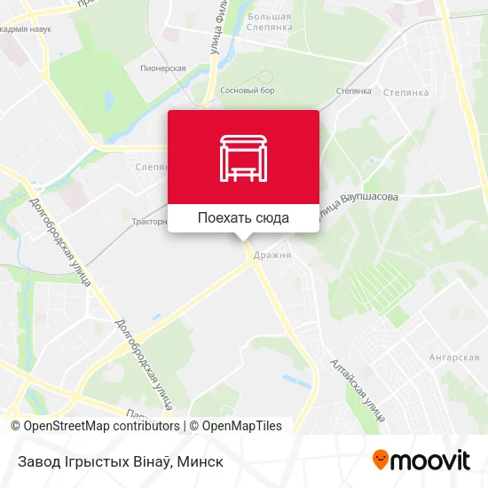 Карта Завод Ігрыстых Вінаў