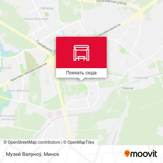Карта Музей Валуноў