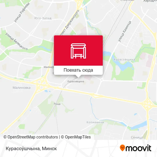 Карта Курасоўшчына