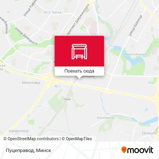 Карта Пуцеправод