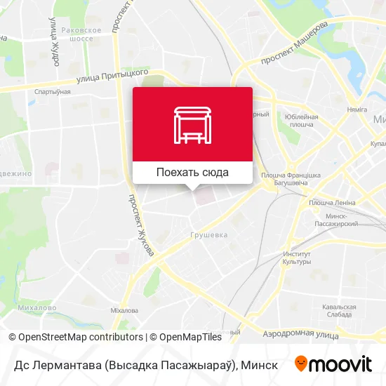 Карта Дс Лермантава (Высадка Пасажыараў)