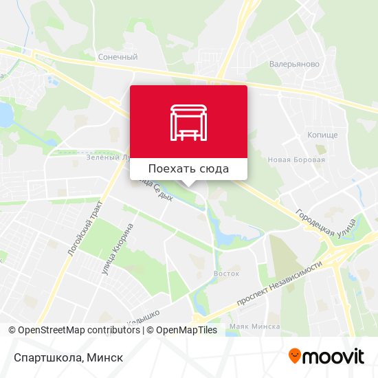 Карта Спартшкола