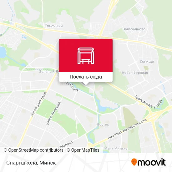 Карта Спартшкола