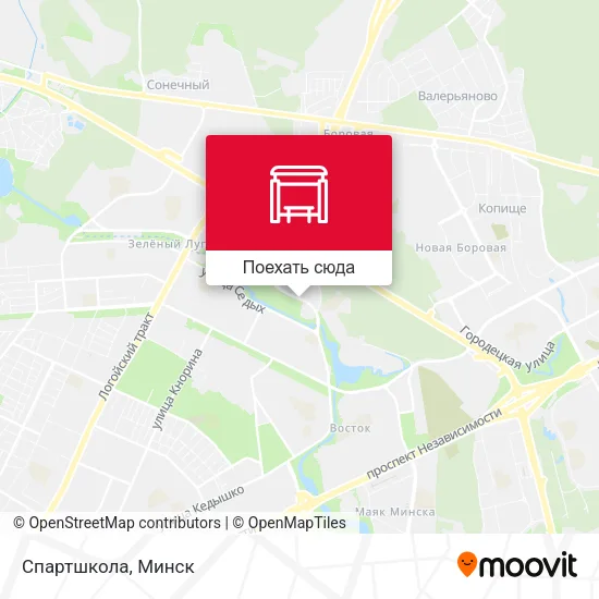Карта Спартшкола