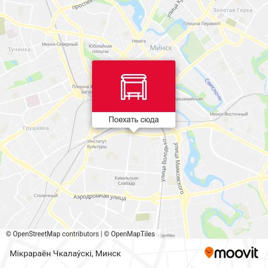 Карта Мікрараён Чкалаўскі