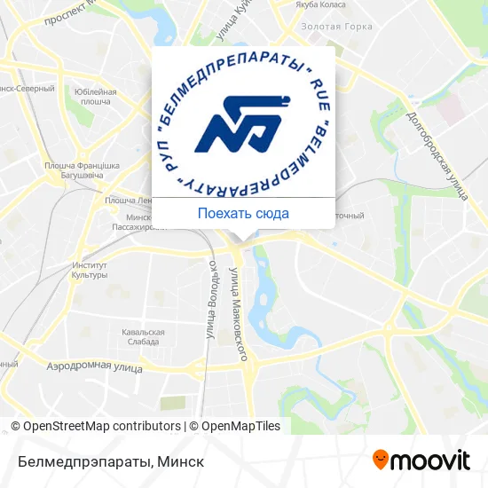 Карта Белмедпрэпараты
