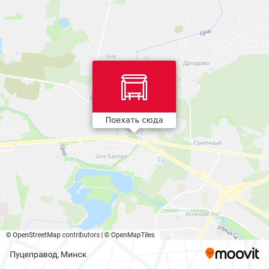 Карта Пуцеправод
