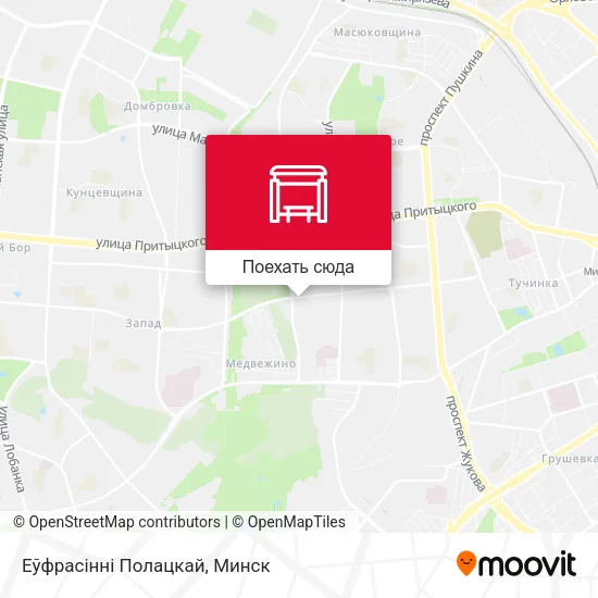 Карта Еўфрасінні Полацкай